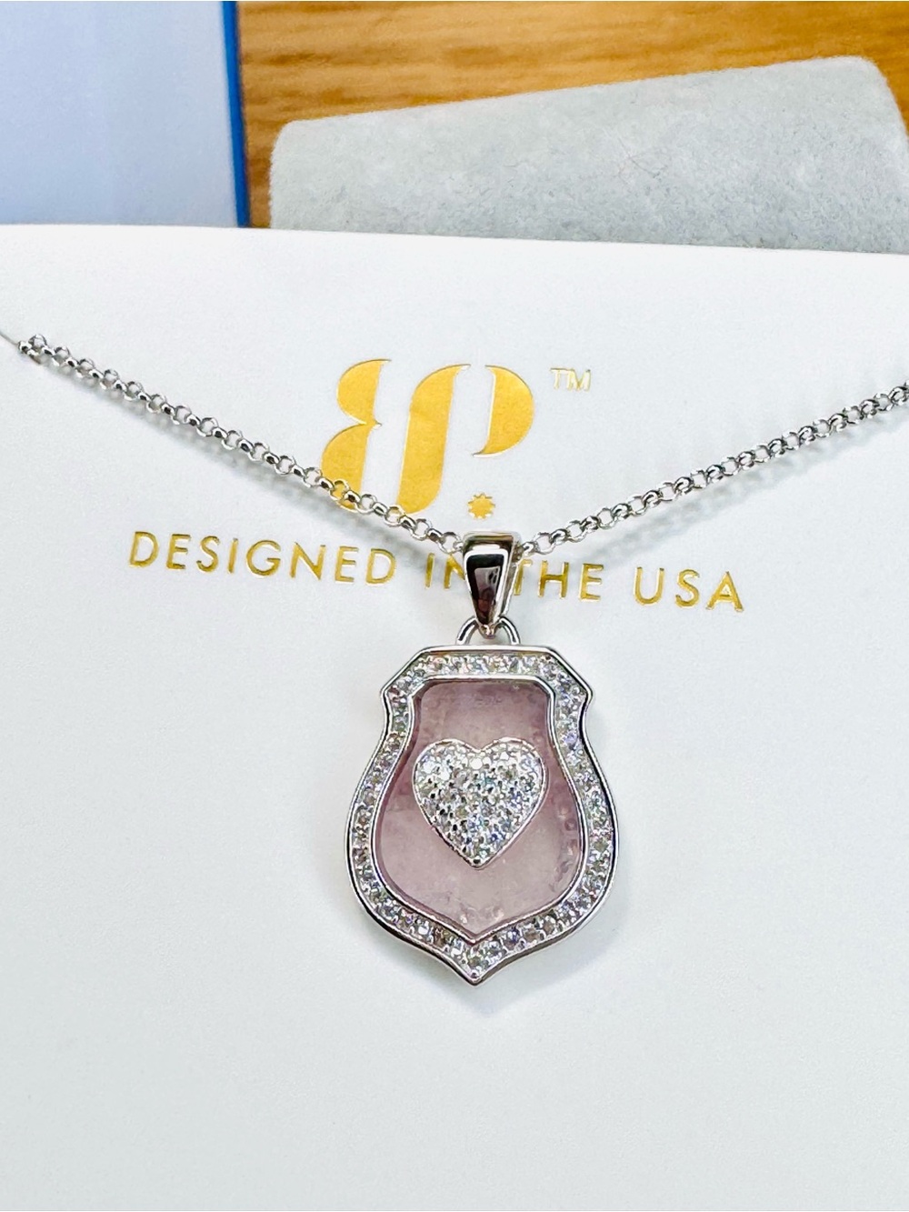 BOMB PARTY **NEW REVEAL** Vermeil Necklace  -True Heart Crest